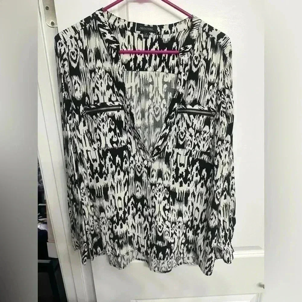 Medium Top from NOTATIONS Chic Business Casual Top - Picture 13 of 16